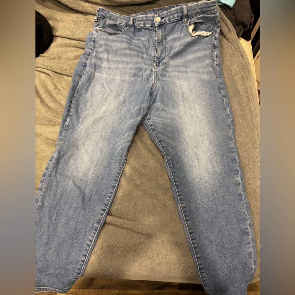 American Eagle Outfitters Light Blue Stretch Denim